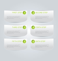 Infographics template for banners, website templates and designs