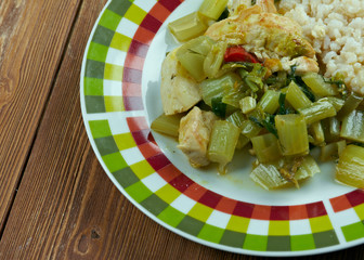 Khoresh Karafs - Celery Stew