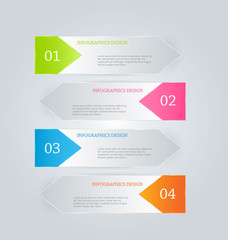 Infographics template for banners, website templates and designs