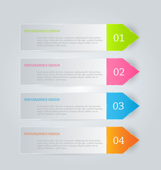 Infographics template for banners, website templates and designs