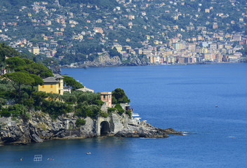 Naklejka premium Liguria, RIviera di Levante