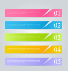 Infographics template for banners, website templates and designs