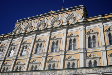 Fototapeta na wymiar Big Kremlin Palace. Moscow Kremlin. UNESCO Heritage