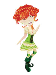 Cute Leprechaun Girl