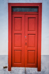 Fototapeta na wymiar Eingangstür Bauernhaus La Palma Kanaren