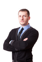 Attractive man looking at the camera