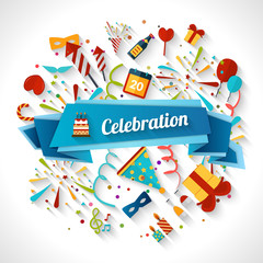 Celebration Background Illustration