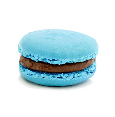 close up of colorful delicious macaroons