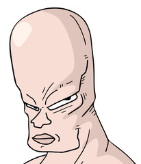 Bald man