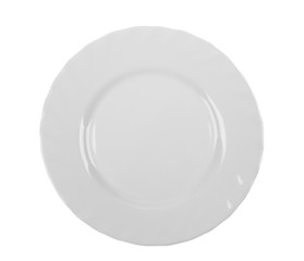 White plate