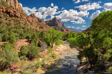 Zion National Park in the Southwestern of United States, Utah
