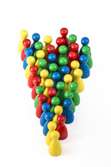 Playful Concept: Triangular formation