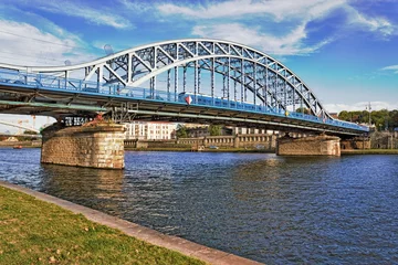 Fototapeten Krakau Blaue Brücke © ArTo
