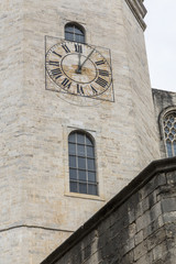 Fototapeta na wymiar Wall cathedral clock