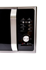 Fototapeta premium Modern Microwave With Grill. Isolated