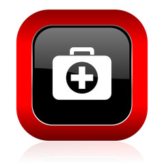 Obraz premium first aid icon hospital icon