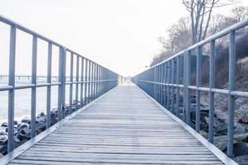 Brücke an der Ostsee