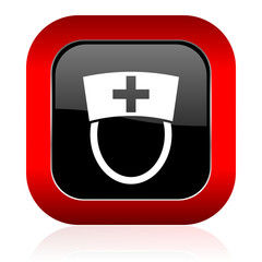 nurse icon hospital sign