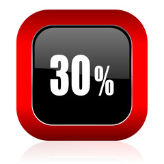 30 percent icon sale sign