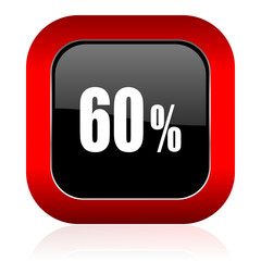 60 percent icon sale sign