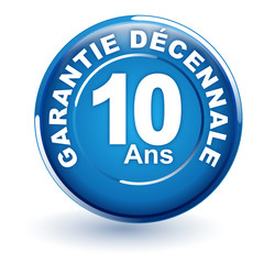 garantie décennale sur bouton bleu