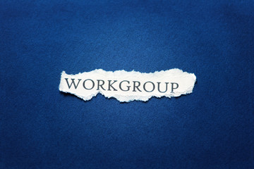 Workgroup paper