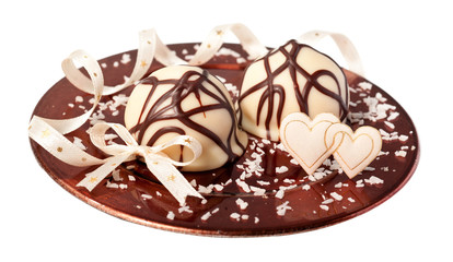 White chocolate truffle