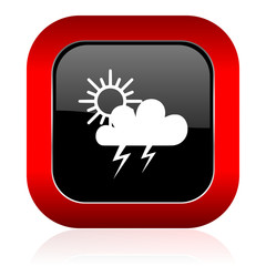 storm icon waether forecast sign