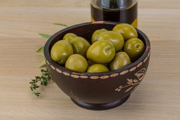 Green olives