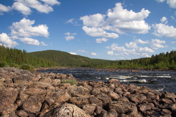 Fluss bei Jokkmokk