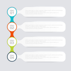 Vector colorful info graphics for your business presentations.