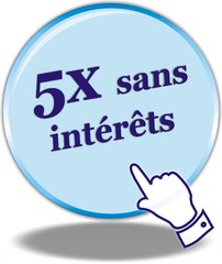 bouton 5x sans intérêts