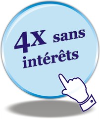 bouton 4x sans intérêts