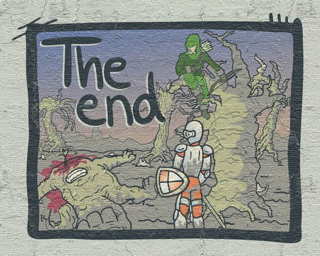 The end comic