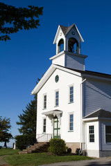 Old Country Church With Bell Tower