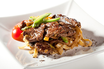 Noodles with Beef