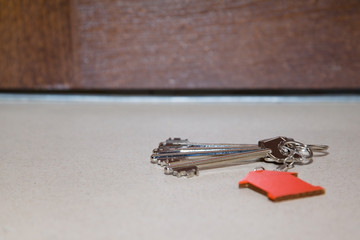 Key on floor near the door