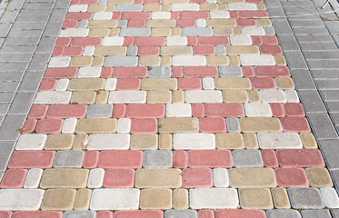 colored paving slabs