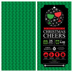 Christmas Party Invitation Card