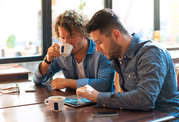 Casual meeting in a Coffee Shop