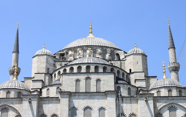 Fototapeta na wymiar Sultan Ahmed Mosque in Istanbul, Turkey