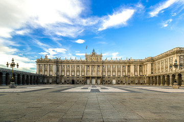 Obraz premium Royal Palace in Madrid, Spain