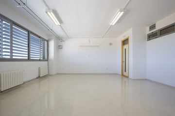 Empty classroom