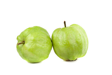 guava fruit on white background