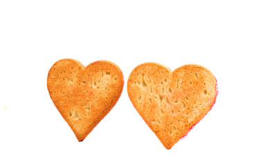 Obraz na płótnie Canvas Cookies heart