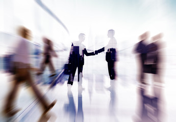 Handshake Partnership Agreement Business People Concept