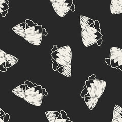 doodle Island seamless pattern background