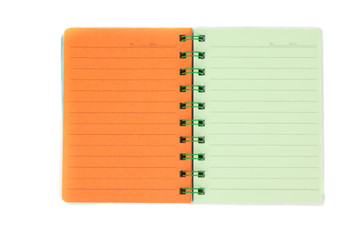 colorful notebook