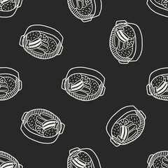Doodle Stew seamless pattern background
