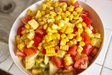 Fresh fruit and vegetables